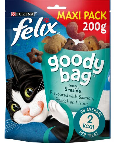 Felix Goody Bag Cat Treats, 5 x 200g