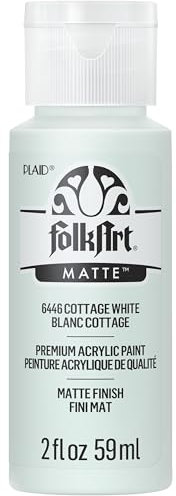 Folk Art Acrylic Paint, Bianco (Cottage White), 2 oz
