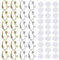 24 Pcs Convertisseur de Boucle D'oreille Clip-on & 30 coussinets de boucle d'oreille en silicone SENHAI 12 Paires Argent & Plaqué Or Bricolage boucle d'oreille fabrication de bijoux