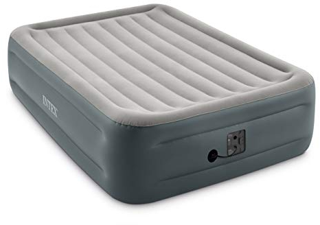Intex Dura-Beam Series Essential Rest Airbed with Internal Electric Pump, Bed Height 18, Queen
