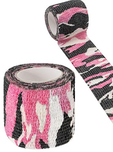 Outdoor Saxx Camouflage Tarn-Tape, Gewebe-Band, 4,5m, Pink Camouflage