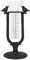 B2S BACK2SEASON Regenmesser Vogel Metall Stellen Glas Skala Niederschlagsmesser Wetterstation Gartendekoration Gusseisen H 27,5 cm (Motiv 1)