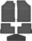 Fußmatte Fahrerseite für Nissan Micra K12 2003-2010 Gummi Gumimatten