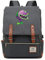WANHONGYUE Game Plants vs. Zombies Anime Vintage Rucksack College Student Schoolbag 15.6-inch Laptop Backpack with USB Charging Port Grey / 1