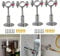 4Pcs Ajustable Tubo Soporte Abrazaderas De Pipa, 304 Acero Inoxidable Abrazadera Del Soporte, Fuerte Y Estable Para Un DiáMetro De 19-22 MM, Ideal Para La FijacióN De TuberíAs, Tubos O Barras, Etc.