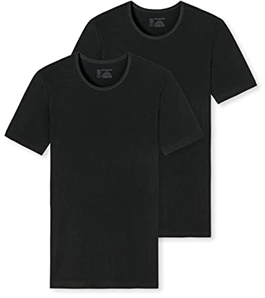 Schiesser 95/5 T-Shirt 174997-2er Pack Black 8