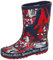 Marvel Stivali da pioggia per ragazzi Spiderman Wellington in gomma per bambini Wellingtons, Marina Militare, 27 EU