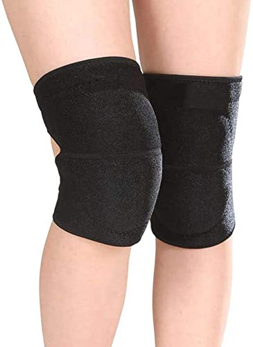 Ginocchiere Sportive Dance Adulti Regolabili, morbide spugne Imbottite per Ginocchiere protettive Antiscivolo per Donna e Uomo S