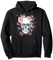 Totenkopf-T-Shirt mit Totenkopf-Motiv, für Damen, Mädchen, Herren Pullover Hoodie