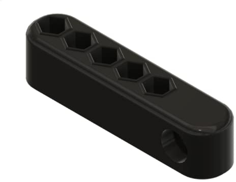 Universal Bithalter magnetisch seitlich 18V für Bosch Home Professional Grün Blau Dewalt Makita Metabo und viele mehr Farbwahl! (Schwarz)