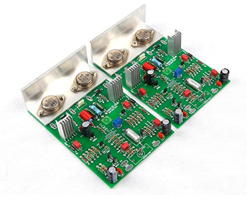 JINGERL 2 CH NCC200 Power Amplifier Base On NAP250/135 80W+80W PCB/DIY Kit/Finished Board (Color : Finished board)