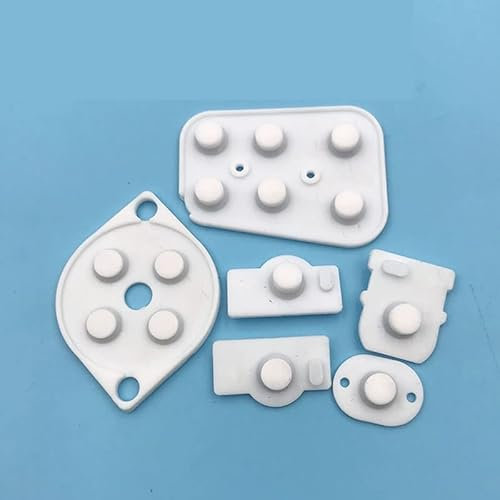 VKMKV Ersatz-Leitknopf-Gummi-Reparaturteile for Nintendo N64 Controller Joy Pad for N 64 Silicon Pad