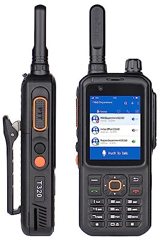 Inrico T320 4G Internet Mobile Radio WiFi Bluetooth Radio Unlocked GSM Compatible with Zello Real PTT Android 7.0 Network Radio