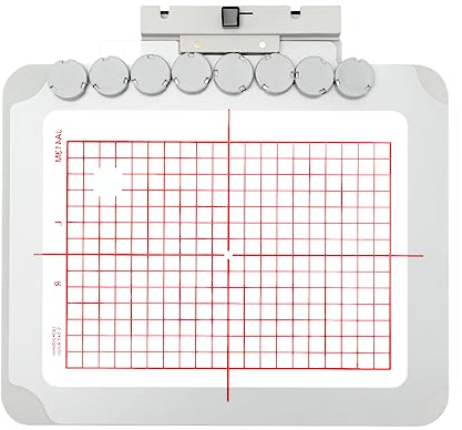 Embroidex Metall/Magnetmagnet RE20B Stickrahmen, 140 mm x 200 mm, für Janome Memory Craft MC 500E 400E 550E Elna Expressive #864413002