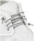 Endoto Schnürsenkel für ON Cloud 5 & 6 Running Schuhe, Ohne Binden Schuhbänder Ersatz Elastische Dehnbare Gummi Rund Laces Shoelaces für On Laufschuhe (Grau,22 Zoll)