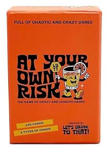Auf eigene Gefahr Wagen-Spiel - Trinkkartenspiel für Erwachsene | Lustige Party & Erwachsene Trinkspiele | Lustige Trinkkartenspiele für Spieleabende & Partys für Erwachsene