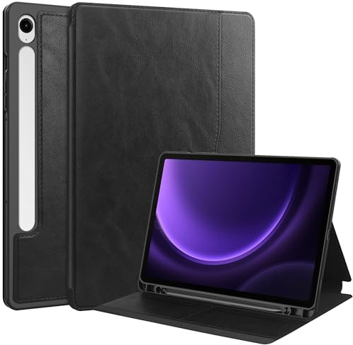 Lobwerk Hülle für Samsung Galaxy Tab S9 X710, SM-X716B, SM-X718U 11 Zoll Smart Cover Etui mit Standfunktion und Auto Sleep/Wake Funktion