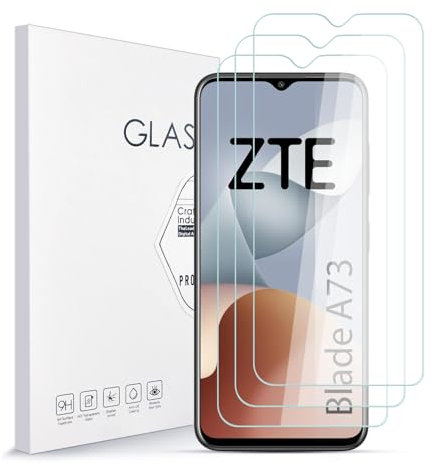 Stücke Schutzfolie für ZTE Blade A73,9H Härte Glas Super Langlebig, Anti-Öl,Schutzfoliefolie Displayschutz Displayschutzfolie für ZTE Blade A73 3 Stück