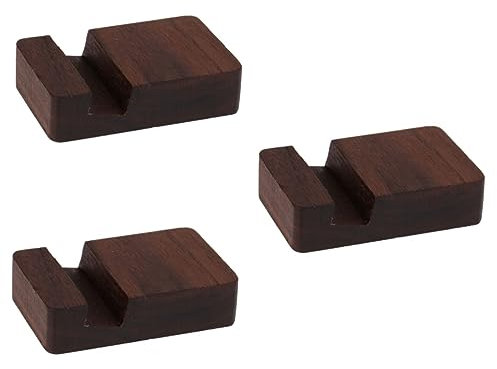 Angoily 3St handyhalter Schlüsselhalter handyständer für den Schreibtisch fotostativ Handy universal telefonhalter Telefon Autohalterung Schlüsselanhänger Desktop-Telefonhalterung hölzern