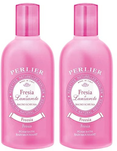 Bagno Schiuma FRESIA Di Lanzarote, Lascia La Pelle Morbida, Idratata e Deliziosamente Profumata 500ml (2 Flaconi)