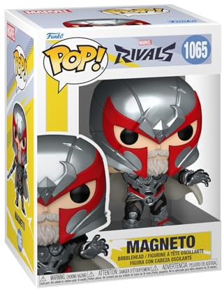 Funko POP! Games: Marvel Rivals - Magneto | Offizielles Gaming Merch - Vinyl Sammelfigur als Regal Deko - Geschenkidee zum Geburtstag für Fans und Sammler
