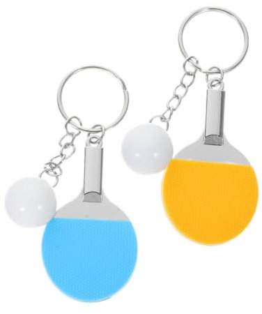 Sosoport 2 Pièces Porte-clés Tennis De Table De Porte-clés De Sport Décors Clés Porte-clés De Sport Pour Femme Petits Porte-clés De Sport Porte-clés Pendentif Porte-clés Pp