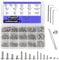 M2 M2.5 M3 Screws Set, 874 Pcs Flat Hex Socket Head Cap Bolts and Nuts Set, Flat Machine Screws, Countersunk Bolts Set, Allen Head Nuts and Bolts Assortment Kit