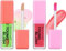 MKNZOME 2 Stück Farbwechselndes Flüssiges Rouge - von Klar bis Rosa Wangentönung, Liquid Blush for Makeup, Feuchtigkeitsspendendes Creme Rouge Öl, Lang Anhaltende Wasserfeste Formel