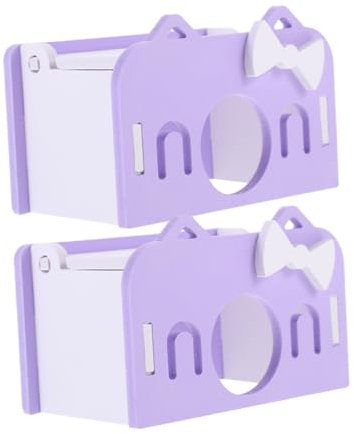 EXHUMKY 2stücke Hamsterversteck Aus Kunststoff Delikates Versteck Für Hamster Und Meerschweinchen Sicheres Spielzeug Haus Für Ruhe Und Rückzugsmöglichkeiten