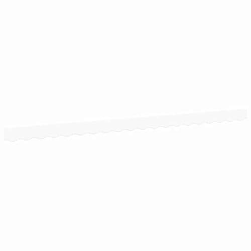 vidaXL Markisenschürzen-Ersatz Weiß 430 x 20 cm Polyester | Schützt dich vor Regen und Sonne, Aus strapazierfähigem, UV-beständigem Polyester hergestellt
