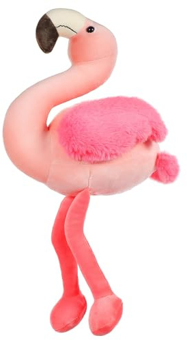 SUPVOX Peluche Flamant Rose Kawaii 25 Cm en Tissu Peluche Haute Élasticité et Léger 0,2 Kg Présent Anniversaire et Noël pour Garçon et Filles