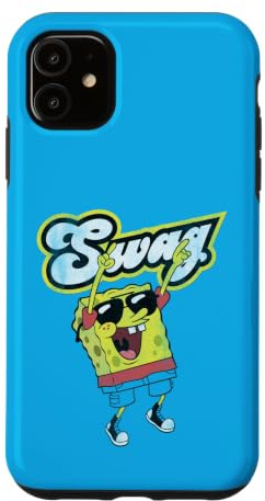 Hülle für iPhone 11 Spongebob Schwammkopf Swag Distressed
