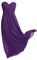iiniim Donna Abito da Sera Lungo Senza Maniche per Damigella d'Onore, Cerimonia,Spettacolo, Compleanno Vestito Formale Viola 34