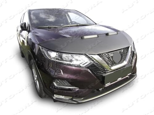 AB3-00061 Auto Bra kompatibel mit Nissan Qashqai J11 Bj. 2017-2021 Haubenbra Steinschlagschutz Tuning Bonnet Bra