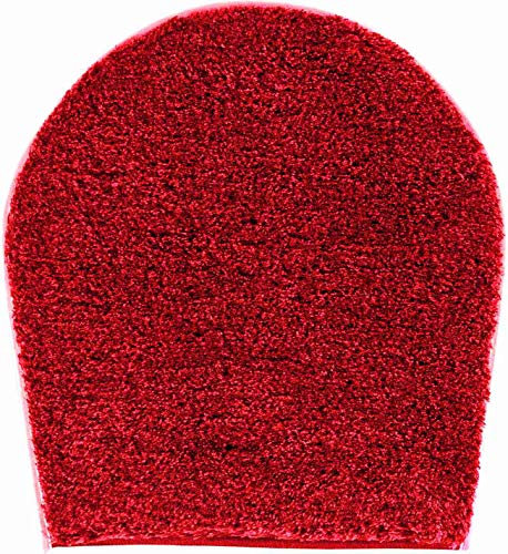 Grund Melange Badteppich, 100% Polyacryl, Rubinrot, 47x50 cm