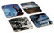 Mugmart Untersetzerset „Depeche Mode Album Covers“, 4 Stück, aus Holz
