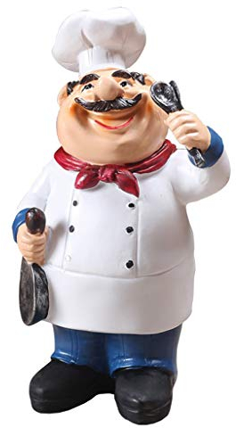 HomeDecTime Chefkoch Figur Kochen Koch Küche Deko - Löffel