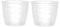 Alvivi Lot de 2/5 /10 Tasse à Mesurer 160ml pour Cuiseur de Riz Gobelet Doser Outils de Mesure en Plastique pour Ingrédients Secs et Liquides 2 Pcs Clear Taille unique