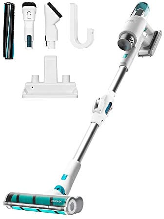 Cecotec Aspirador Escoba sin Cable y Sin Bolsa Conga Rockstar 200 Vital Ergoflex, 330 W, 3 en 1: Vertical, Escoba y de Mano, con Motor Digital Brushless, 20 KPA, hasta 50 min de autonomía