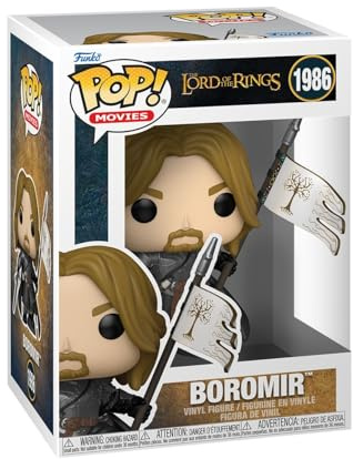Funko POP! Movies: Lord of the Rings - Boromir - Sammelbare Vinylfigur - Geschenkidee - Offizielles Merchandise - Spielzeug für Kinder & Erwachsene - Modellfigur für Sammler und zur Ausstellung