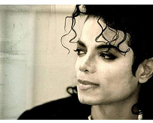 ZQMHCY Diamond Painting Michael Jackson,Diamant Painting Bilder 5D Diamant Painting Full Strass Stickerei Kreuzstich Arts Craft für Home Wand-Decor Eingang Dekorationen 30 x 40 cm