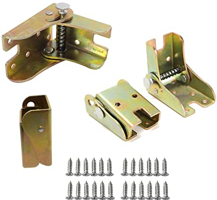 Klappbare Beinstütze, 90° Verriegelung, verlängertes selbstsicherndes Scharnier, geeignet für Klappfüße, klappbare Werkbänke und Küchenklapptische (4 Farben)