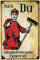 Blechschild ''Auch Du hälst die Küche sauber, Genosse'' 20x30cm Geschenk Lustige Sprüche Feier Vintage Retro Geburtstag Deko Party Überraschung Fan Küche Haushalt Willkommen Eigenheim