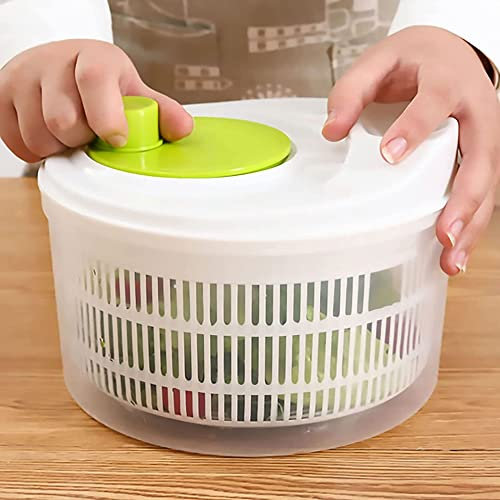 MNSRRN Grande centrifuga per insalata, 5 l, centrifuga per insalata facile da centrifugare, efficiente e facile da asciugare