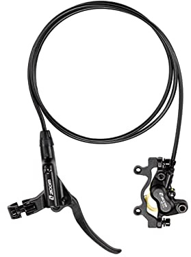 BUCKLOS 4-Piston MTB Hydraulic Brake Set, Front 800mm Rear 1400mm Hydraulic Disc Brake Kit for MTB(Pre-Bled, Included Original Pads)