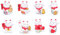 ibasenice Mini Maneki Neko Lucky Cat Figures 8Pcs Japanische Maneki Neko Lucky Cat Figuren Miniatur- Glücks- Katze Figuren Katzenstatuen Mikrolandschaft Ornamente Mini Terrarium Figurine