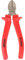 Coupe-câble professionnel isolé 1000 V avec poignée antidérapante 160 mm pour séparer les fils et les câbles (isolé)