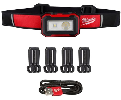 Milwaukee MWK2012R Rechargeable Magnetic Task Light with Headstrap