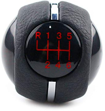 ARIMIS Pomo de palanca de cambios manual de 6 velocidades para Mini Cooper F55 F56 F54 F60 (rojo)