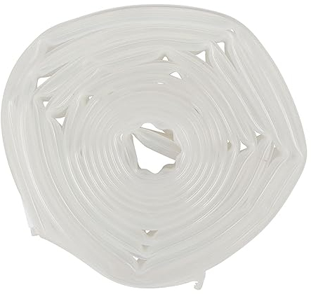 COGEX - Guarnizione di calafataggio adesiva, guarnizione calafataggio porta, guarnizione calafataggio finestra - Silicone - Dimensioni: 5 x 9 mm - trasparente - universale - posa rapida - isola e
